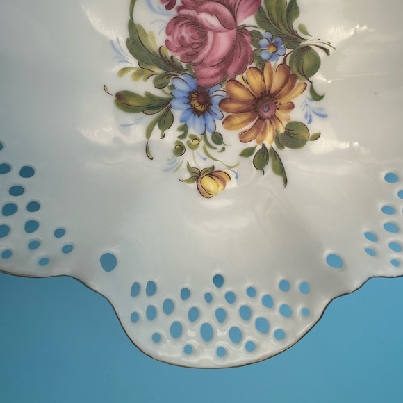 Reutter Porzellan Germany Lattice Bowl Vintage, Small for Trinkets, Jewelry - Picture 4 of 6